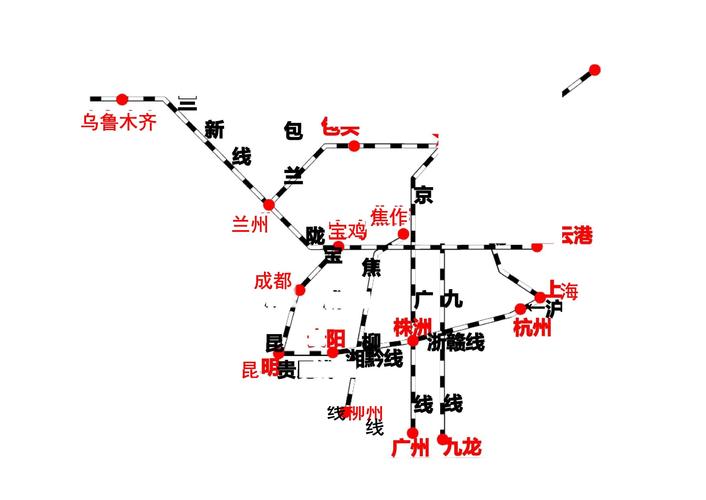 全国铁路货运营业站示意图高清,（全国铁路货运营业站示意图高清图片）